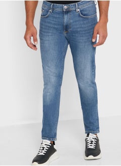 Mid Wash Skinny Fit Jeans