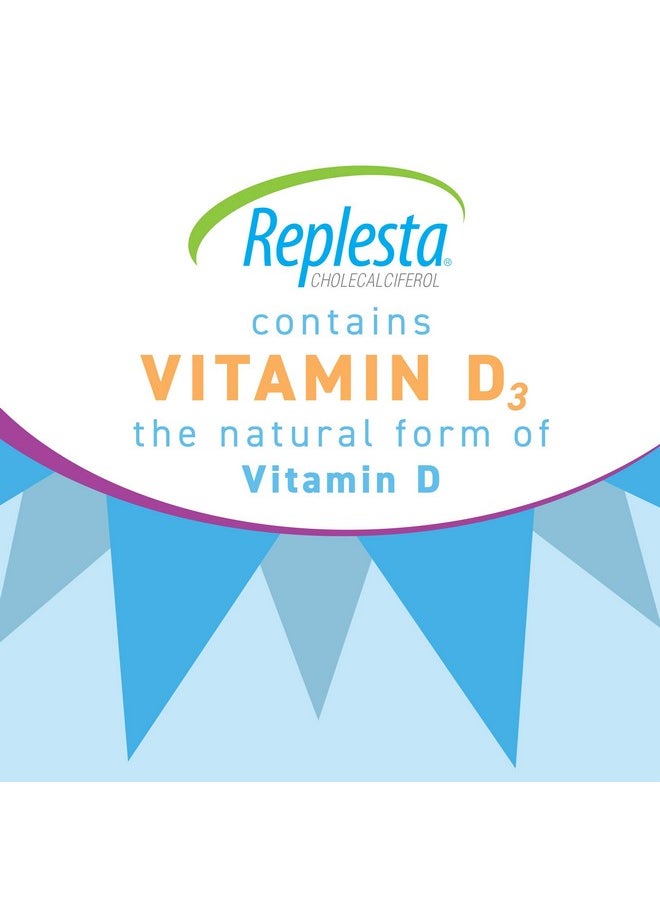 Replesta NX - Replesta NX 14,000 IU Vitamin D3 Cholecalciferol, for Vitamin D Deficiency, Once-Weekly Chewable Wafer, Non-GMO, Natural Orange Flavor, 8 Tablets - Image 1