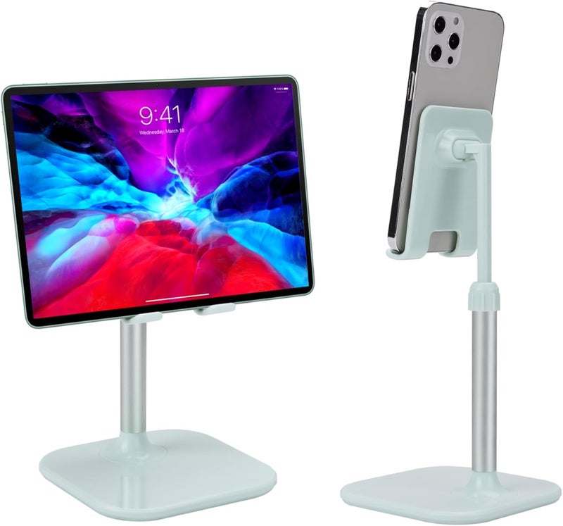 Doboli Cell Phone Stand, Phone Stand for Desk, Phone Holder Stand Compatible with iPhone and All Mobile Phones Tablet, Gifts for Adults Women Men Mom Wife, Turquoise - Image 1