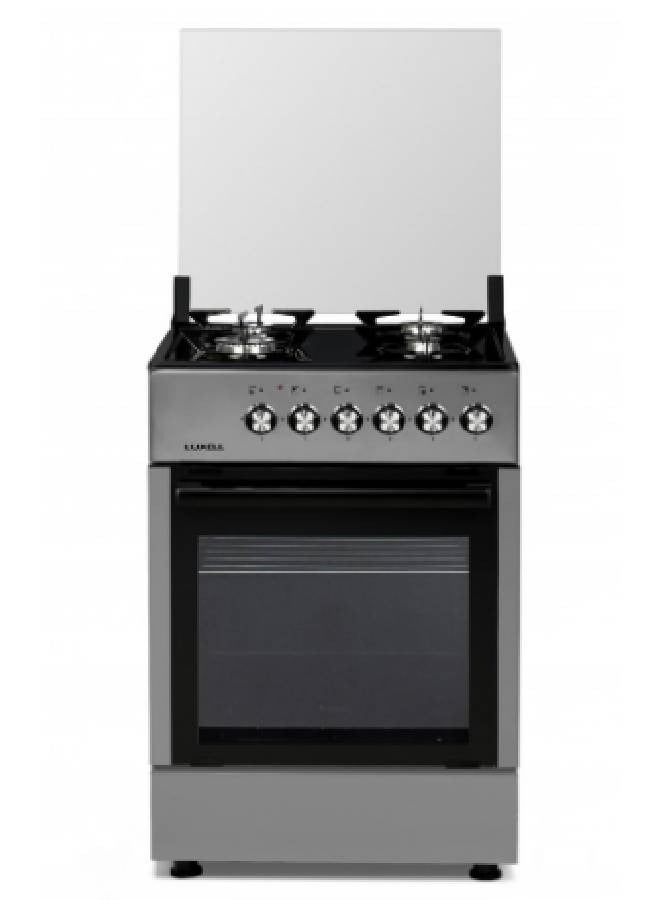 Kumtel Gas Oven - 4 Burners - Stainless Steel - Made in Türkiye - LF66GG-40-F - Image 1