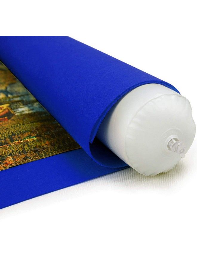 Lavievert حصيرة تخزين ألغاز عملاقة، عبوة صندوق طويل، بدون طيات أو تجاعيد، تخزين الألغاز حتى 3,000 قطعة باللون الأزرق - Image 5