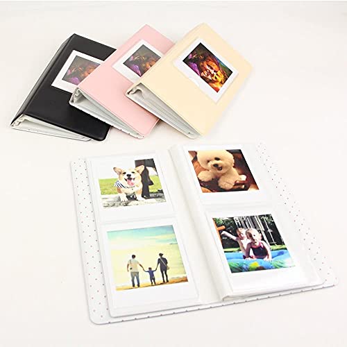FotoCart Instax Square Film Photo Album SQ1 SQ6 SQ10 SQ20 SP-3 Square Instant Film Camera 64 Pockets (3.39x2.83 inch) (Pink) - Image 5