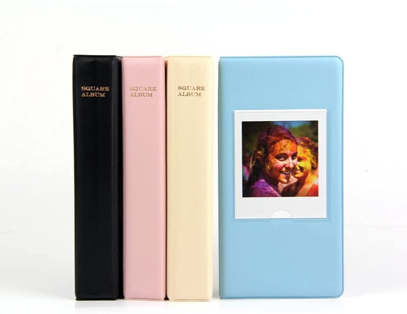 FotoCart Instax Square Film Photo Album SQ1 SQ6 SQ10 SQ20 SP-3 Square Instant Film Camera 64 Pockets (3.39x2.83 inch) (Pink) - Image 3