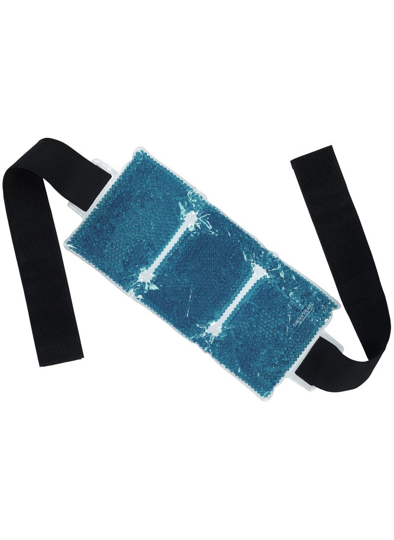 THERAPEARL Color Changing Hot Cold Pack for Back, Reusable Back Wrap with Strap & Gel Beads, Ice Bag for Lower Back Pain Relief, Non Toxic Flexible Hot & Cold Compress for Swelling, Sports Injuries 
