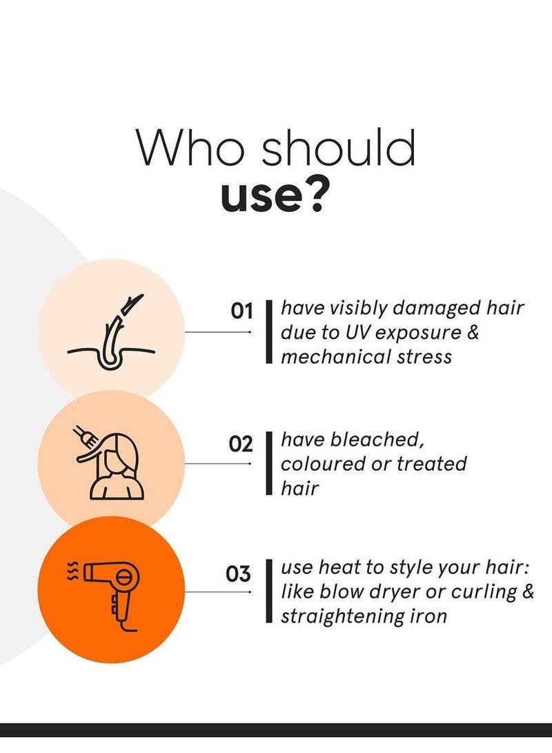 MINIMALIST Hair Serum for Repairing Damaged Hair with Maleic Bond Repair Complex 05% - Image 3