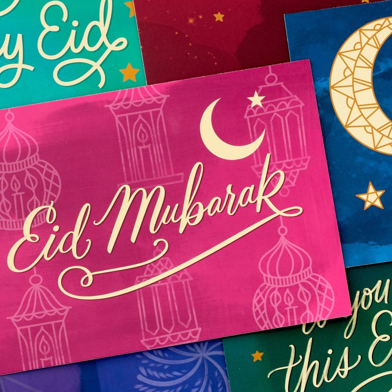 Hallmark Golden Thread Eid al-Fitr or Eid Al-Adha Cards Assortment (36 Blank Cards with Envelopes) - Image 5