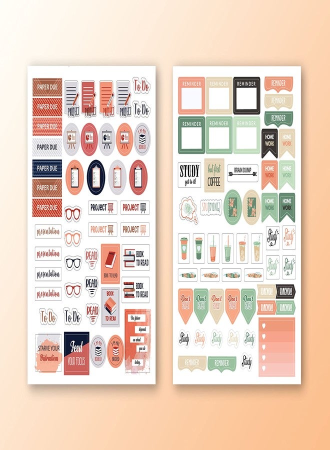 Lamare Planner Stickers for Students with Aesthetic and Inspirational Designs - Nursing Student, Middle School, High School, and College Stickers for Journaling - Image 2