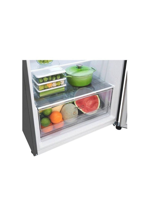 LG Refrigerator Indian - International Warranty - GN-B472PLGB Shiny Steel - Image 3