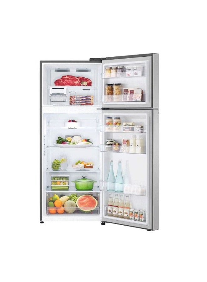 LG Refrigerator Indian - International Warranty - GN-B472PLGB Shiny Steel - Image 2