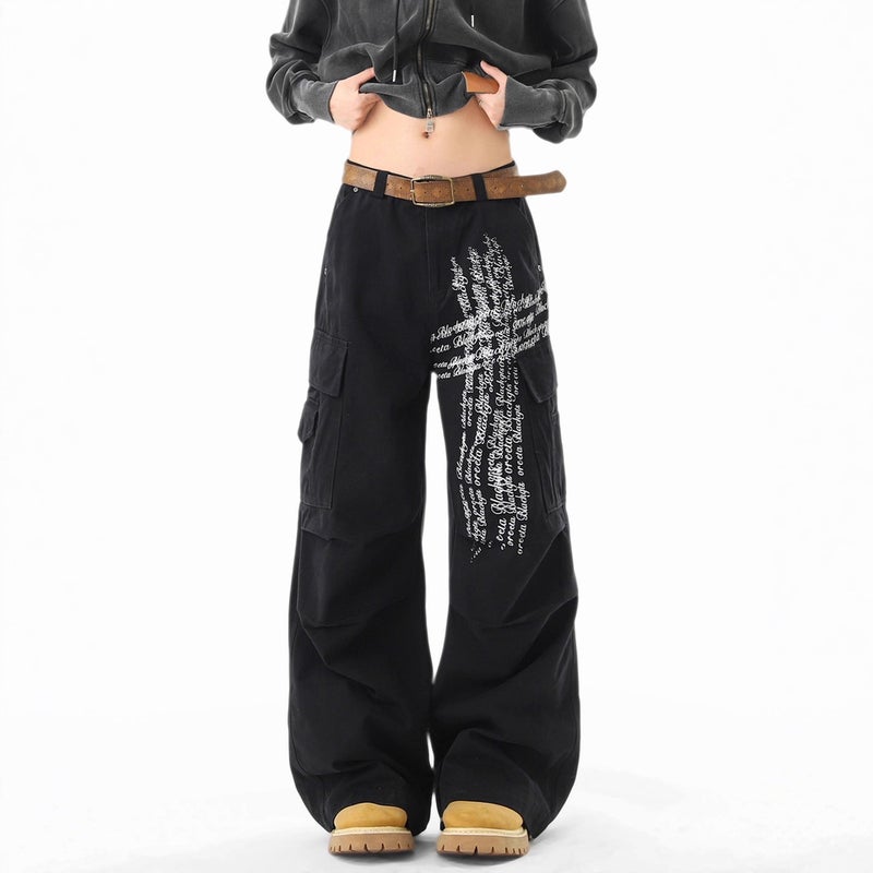 Unisex Classic Denim Jeans Loose Fit Daily Outdoor Wear - Image 3
