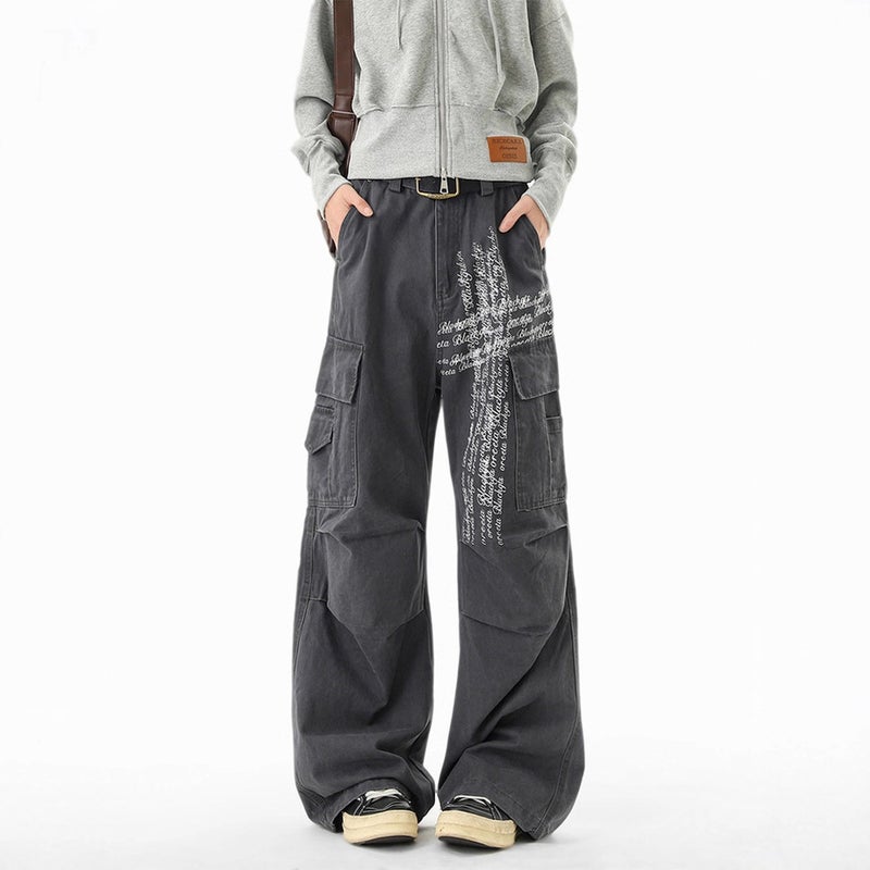Unisex Classic Denim Jeans Loose Fit Daily Outdoor Wear - Image 2