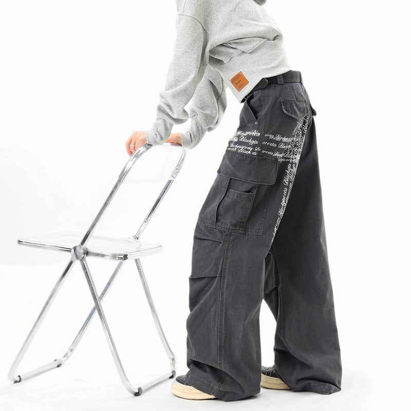 Unisex Classic Denim Jeans Loose Fit Daily Outdoor Wear - Image 4