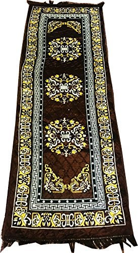 Kuber Industries Kuber Industries Velvet 3 Piece Bed Side Runner Set Assorted  - Image 3