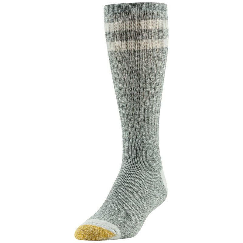 GOLDTOE Men's Harrington Crew Socks, Multipairs, Retro Stripe (6-Pairs), Large - Image 4
