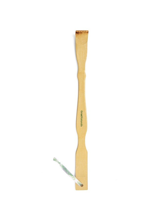 GranNaturals Bamboo Back Scratcher - Long Wooden Claw For Scratching Hard-To-Reach Itchy Spot - Lightweight Therapeutic Massage & Relaxation Scratch Tool - Strong & Heavy-Duty Handle With Hang Loop - Image 1