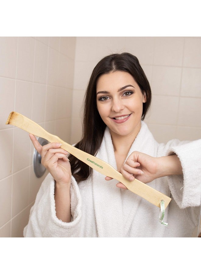 GranNaturals Bamboo Back Scratcher - Long Wooden Claw For Scratching Hard-To-Reach Itchy Spot - Lightweight Therapeutic Massage & Relaxation Scratch Tool - Strong & Heavy-Duty Handle With Hang Loop - Image 2