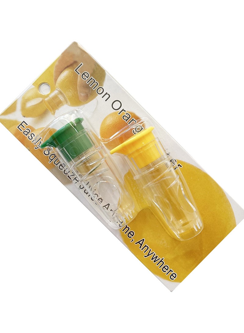 هومستر 2 قطعة متعددة الوظائف اليدوية الضغط، المدمجة اليدوية الليمون البرتقال وعصير الليمون، اليد المسمار أعلى عصير الضغط - Image 1