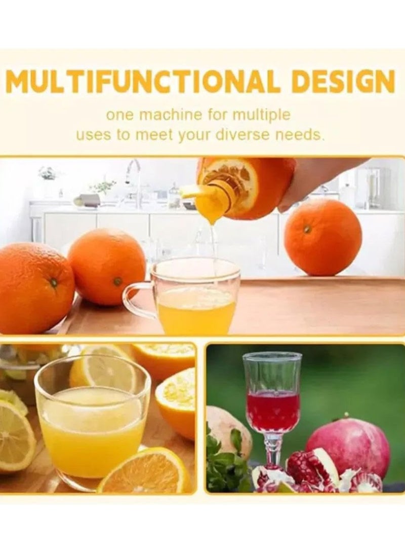 هومستر 2 قطعة متعددة الوظائف اليدوية الضغط، المدمجة اليدوية الليمون البرتقال وعصير الليمون، اليد المسمار أعلى عصير الضغط - Image 2