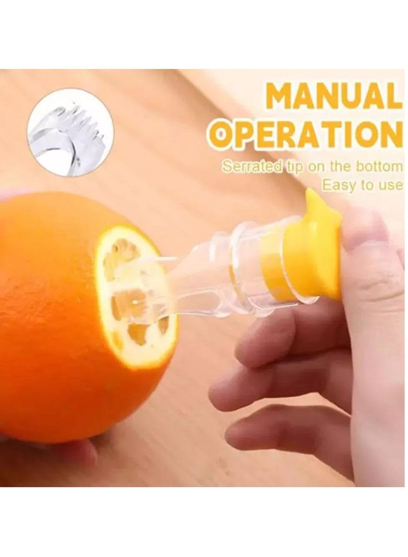 هومستر 2 قطعة متعددة الوظائف اليدوية الضغط، المدمجة اليدوية الليمون البرتقال وعصير الليمون، اليد المسمار أعلى عصير الضغط - Image 3