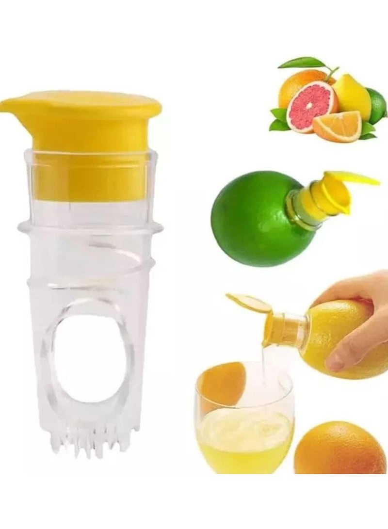 هومستر 2 قطعة متعددة الوظائف اليدوية الضغط، المدمجة اليدوية الليمون البرتقال وعصير الليمون، اليد المسمار أعلى عصير الضغط - Image 5