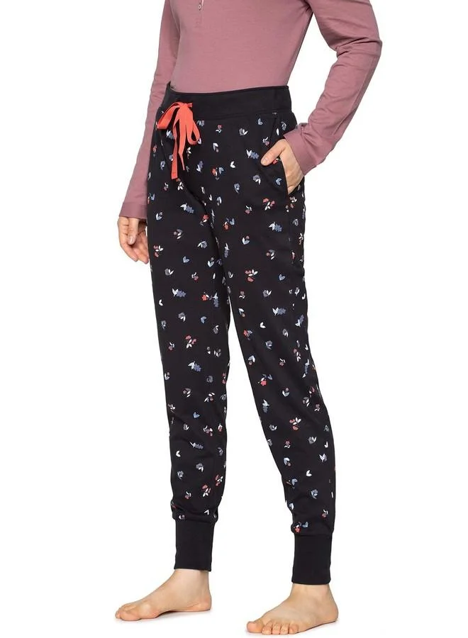 ترايامف Triumph Women's Mix & Match Trousers Jersey X Relaxed Pajama Bottom (H000140_Pink-Dark Combination_M)