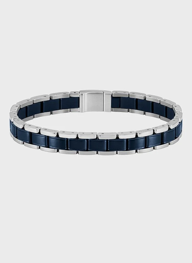 BOSS  Metal Links Essentials Collection Link Bracelet For Men In Two-Tone Stainless Steel - 1580664 for Men | Best Price UAE