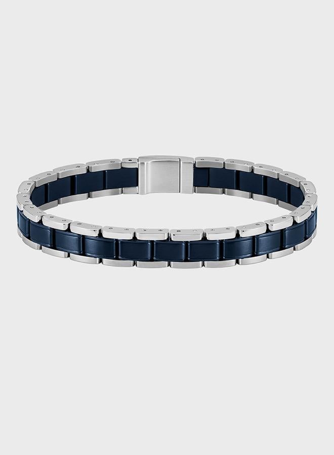 BOSS Metal Links Essentials Collection Link Bracelet For Men In Two-Tone Stainless Steel - 1580664 - Image 3