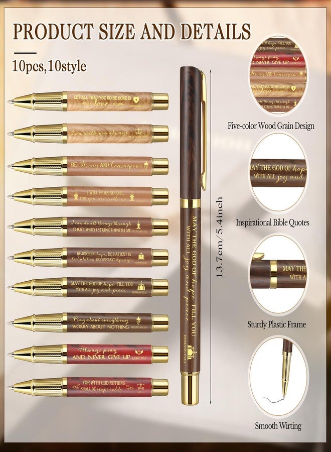 Feifeiya 40 Pcs/10 Sets Bulk Christian Easter Gifts for Church Bible Verse Pen Religious Keychains Prayer Bookmarks Appreciation Gift for Employee Coworkers Women Men - Image 2