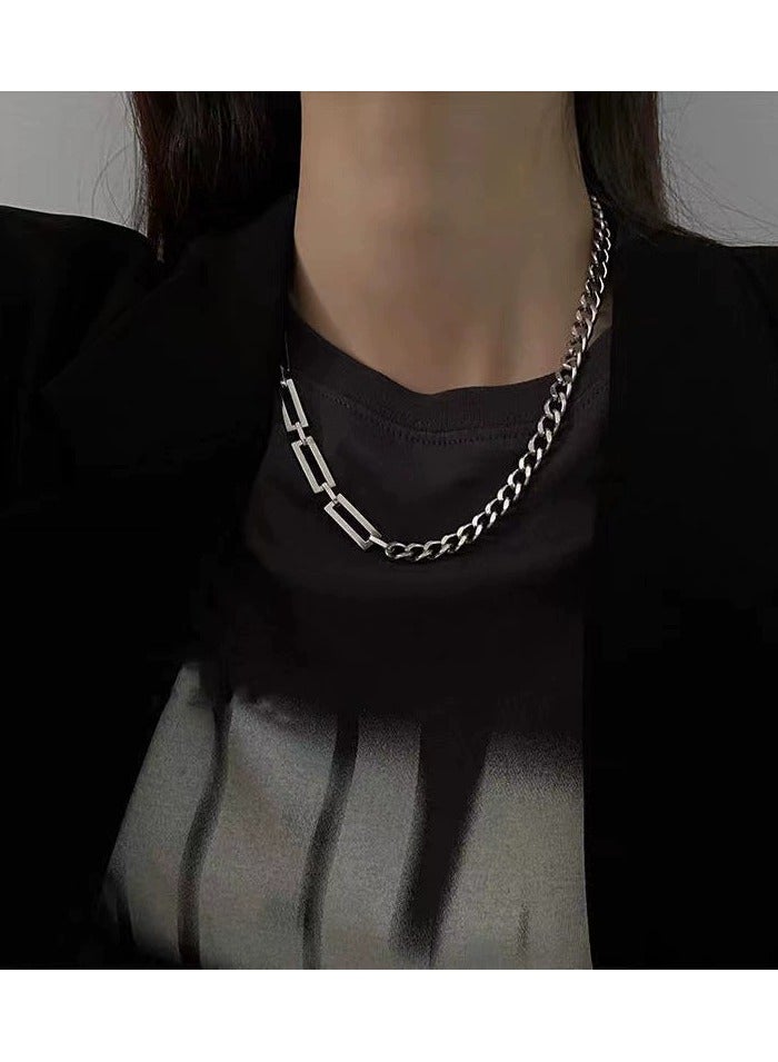 Goolsky Hollow Chain Link Necklace – Unisex Punk-Inspired Streetwear Jewelry | Edgy Coldcore Choker for Hoodie Looks  - Image 2
