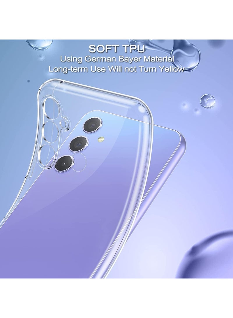 Samsung Galaxy A36 5G Clear Case Soft Flexible TPU Shockproof Transparent Back Cover Compatible for Samsung Galaxy A36 - Image 2
