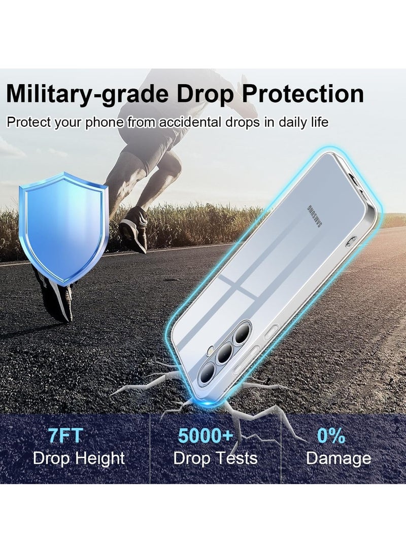 Samsung Galaxy A36 5G Clear Case Soft Flexible TPU Shockproof Transparent Back Cover Compatible for Samsung Galaxy A36 - Image 3