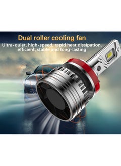 Lighting solutions Lighting Solutions H11 Led Headlight Bulbs IP67 Waterproof Car Led Headlight Bulbs 6500K 75W Bright Led Headlights 2pcs  - Image 5