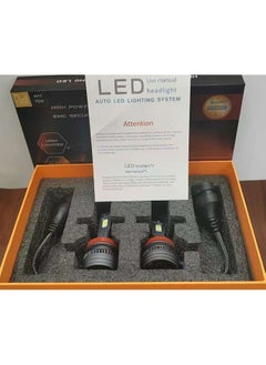 Lighting solutions Lighting Solutions H11 Led Headlight Bulbs IP67 Waterproof Car Led Headlight Bulbs 6500K 75W Bright Led Headlights 2pcs  - Image 2