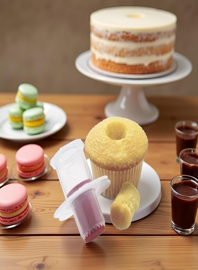 SelHeng 2Pcs Random Color Cupcake Corer Decorating Divider Pastry Corer Model Cake Filler Corers Corers and Pitters Fruit and Vegetable Tools Home and Kitchen - Image 3