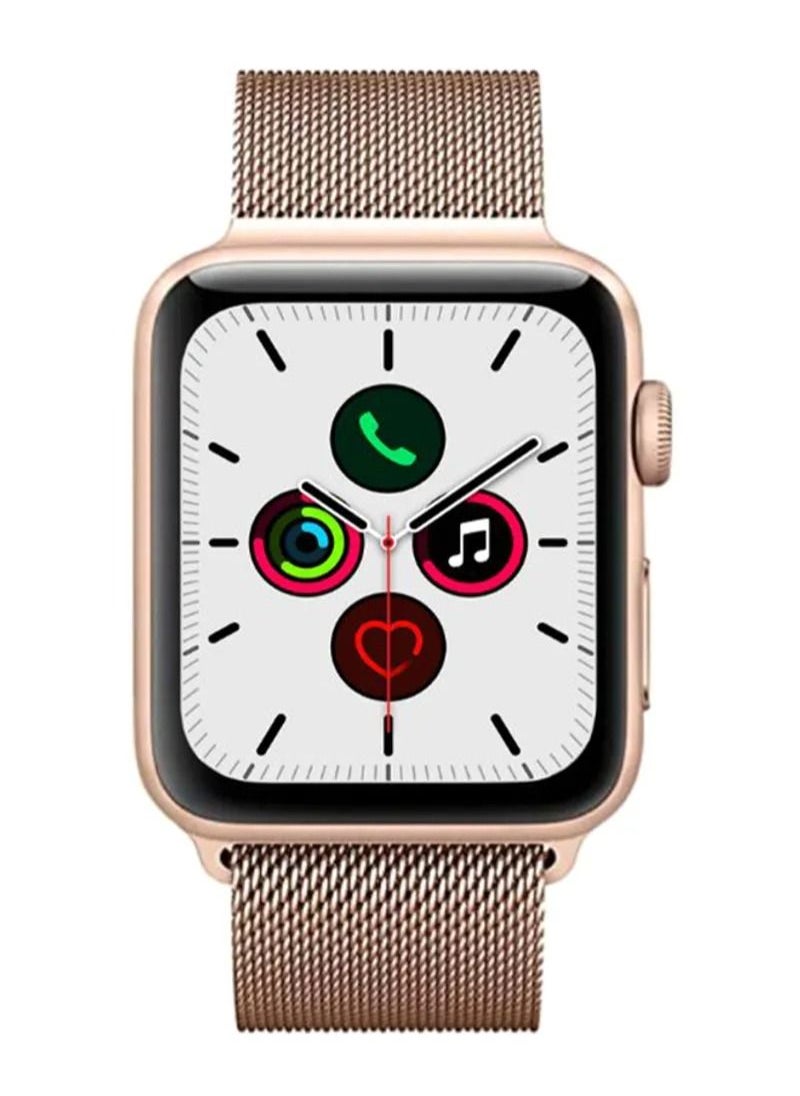 HEXABEX - Apple Watchband 46mm/45mm/44mm/49mm Milanese Apple Watch Strap for Apple Watch All Series Rose Gold - Image 1