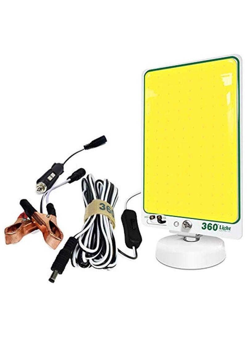 Conpex مصباح عمل محمول LED، ساطع للغاية، متوافق مع CE وROHS، عمر افتراضي عالي 80000 ساعة، مصباح لوحة COB LED، مصباح تخييم مع قاعدة مغناطيسية، مناسب لورشة إصلاح السيارات - Image 1