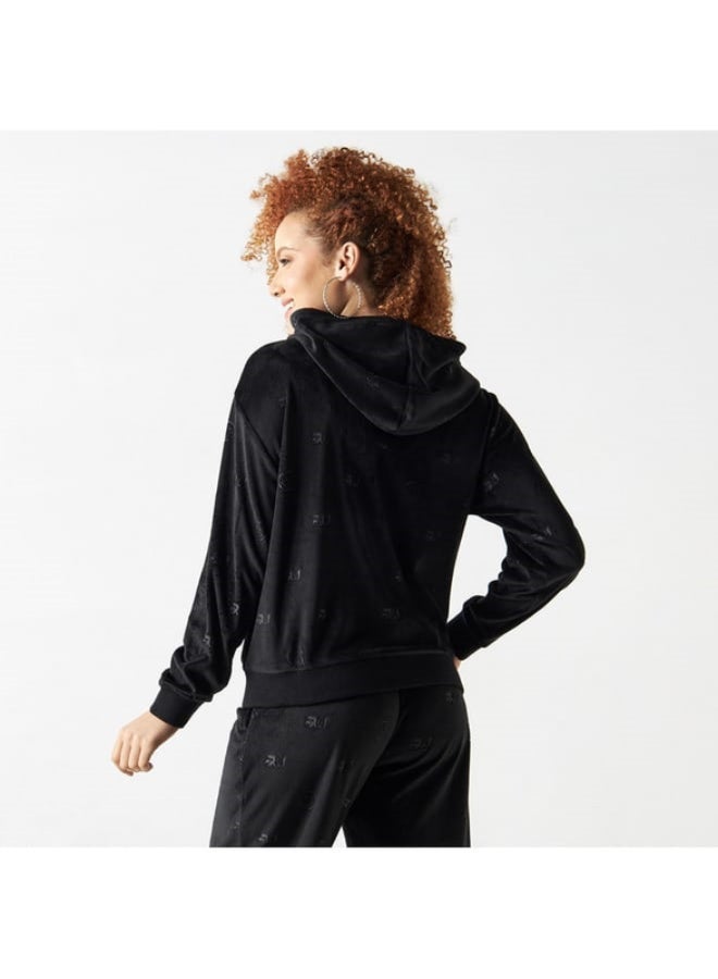 SP Characters Smiley World Detail Zip Through Hoodie with Kangaroo Pocket - Image 2