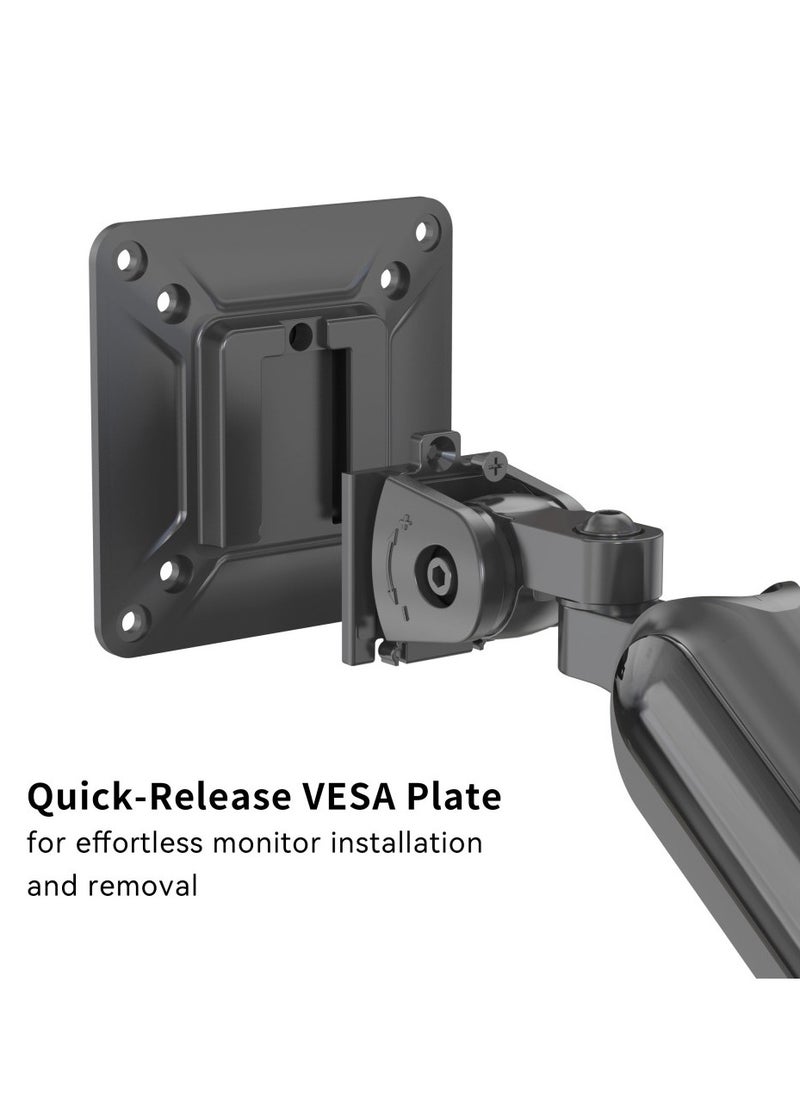 Devo - Devo Gaming Monitor Arm - Flexi Pro 1 - Black - Image 1