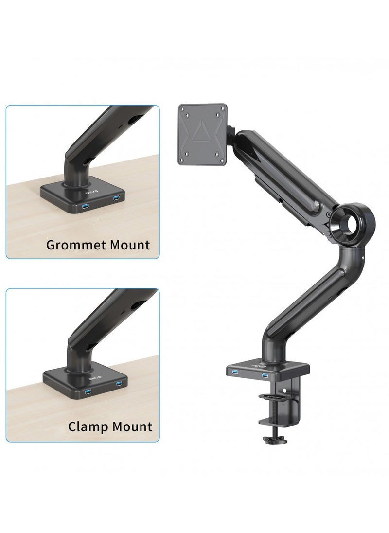Devo - Devo Gaming Monitor Arm - Flexi Pro 1 - Black - Image 1