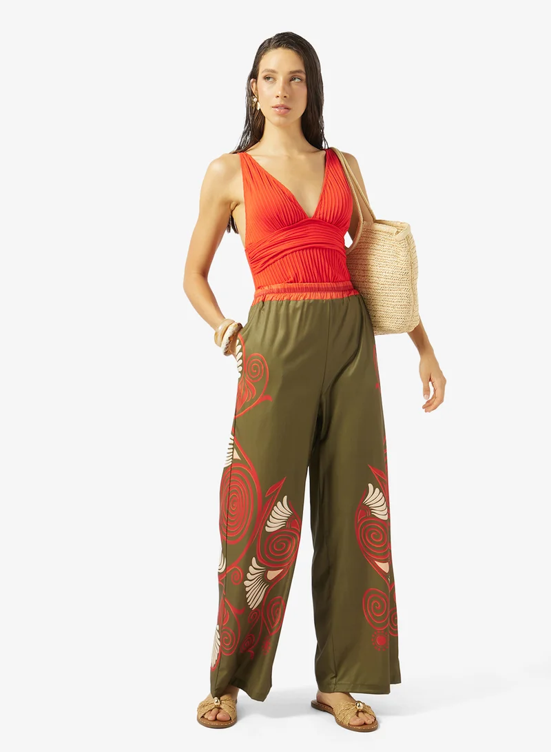 Soleira  Plunge Neck Swimsuit for Women | Best Price UAE