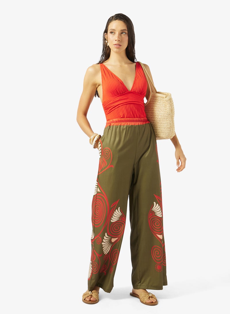 Soleira Plunge Neck Swimsuit - Image 4