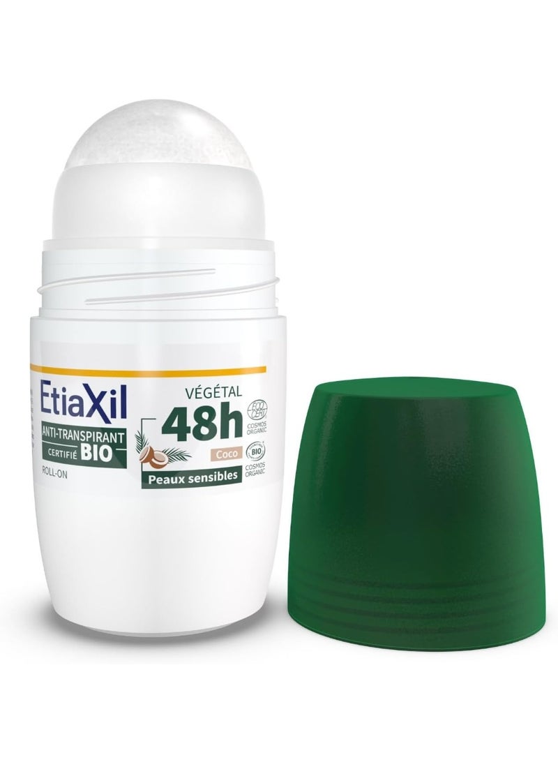 إتياكسيل إيتياكسيل مزيل عرق نباتي مضاد للتعرق يدوم 48 ساعة، رول أون عضوي 50 مل - Image 3