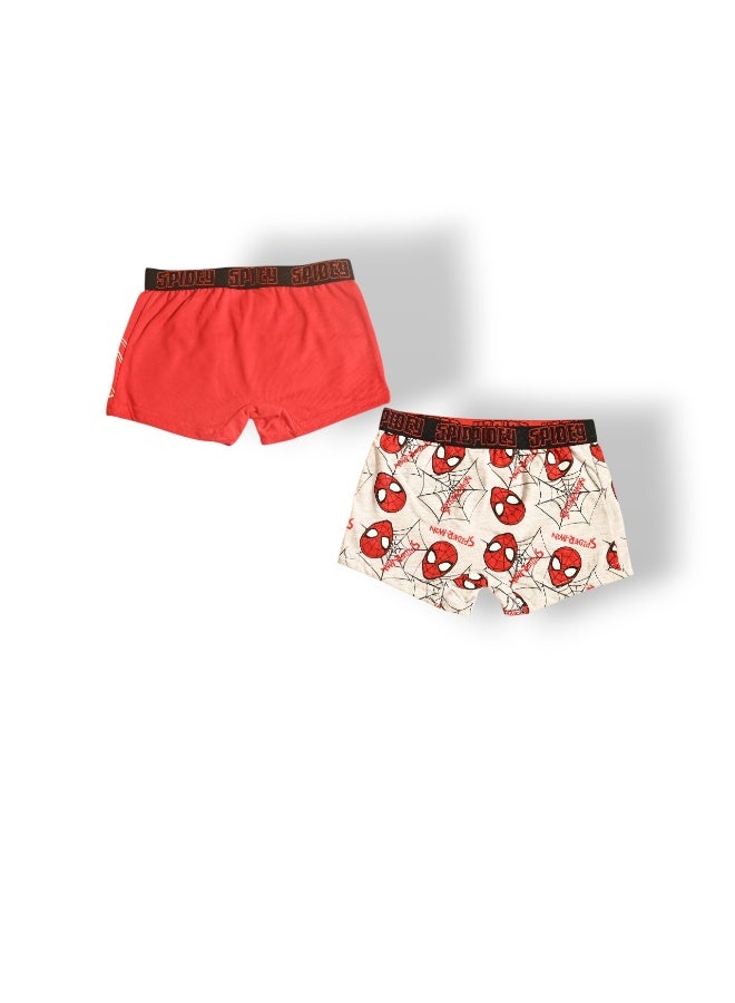 SPIDERMAN SPIDERMAN 2PCS BOYS BOXER , 65%polyester,35%cotton  - Image 3