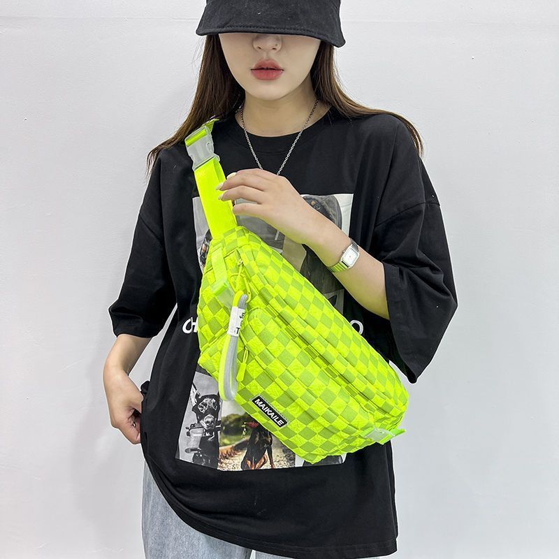 Instagram Popular Brand Chest Bag Women'S Bag Summer All-Match Canvas Crossbody Bag Female Student Waist Bag Men'S Shoulder Bag - Image 5