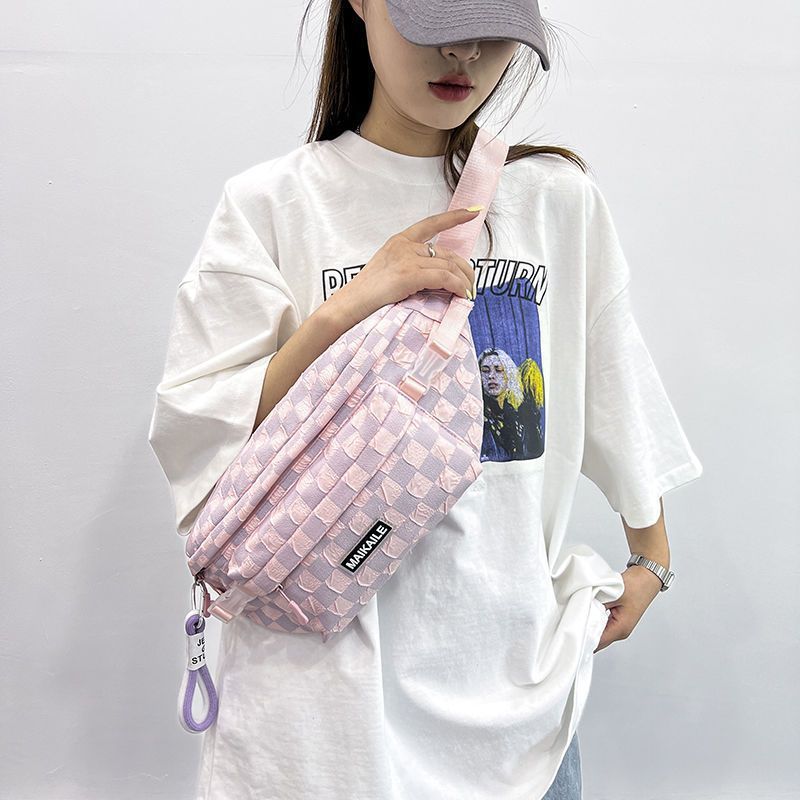 Instagram Popular Brand Chest Bag Women'S Bag Summer All-Match Canvas Crossbody Bag Female Student Waist Bag Men'S Shoulder Bag - Image 3