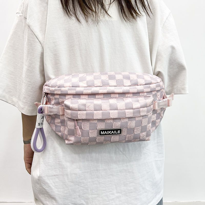 Instagram Popular Brand Chest Bag Women'S Bag Summer All-Match Canvas Crossbody Bag Female Student Waist Bag Men'S Shoulder Bag - Image 1
