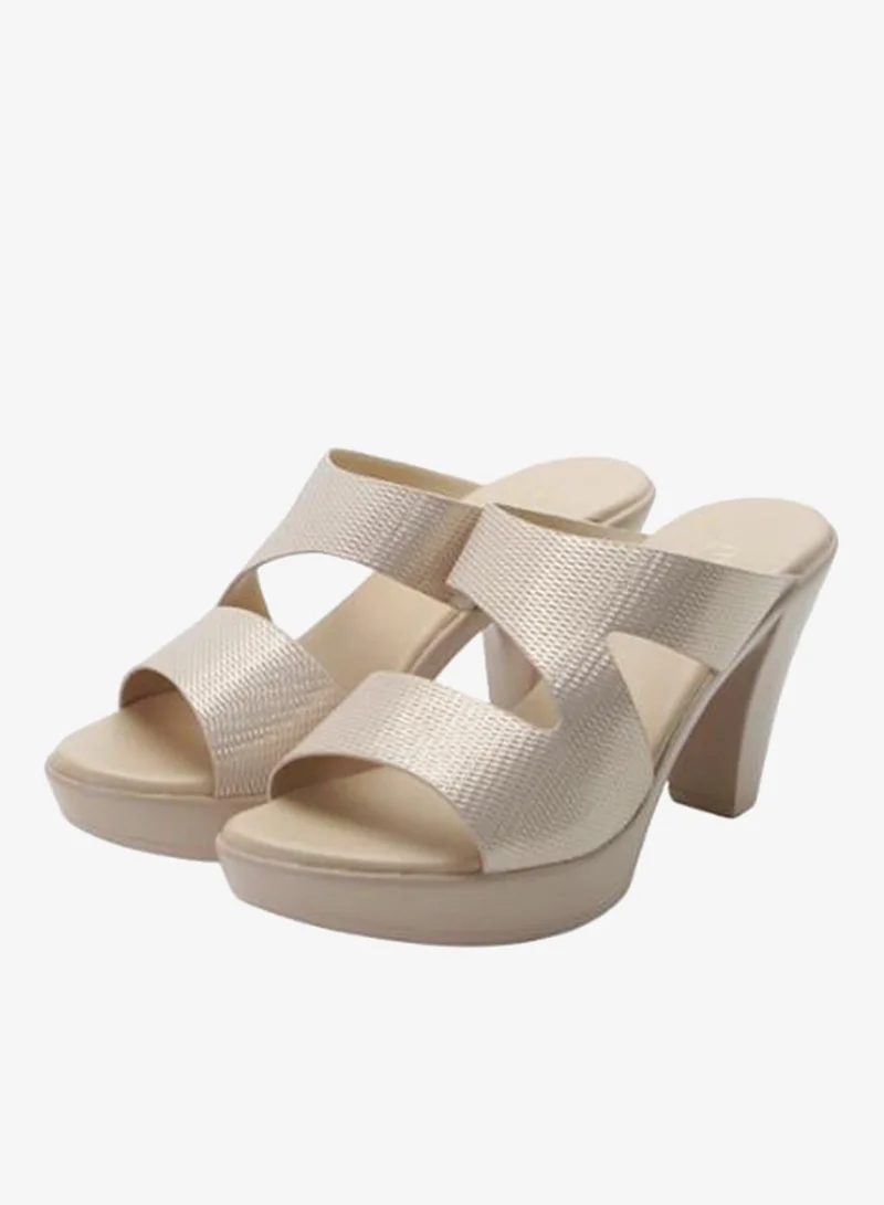 Michelle Morgan Champagne 092-3055 Michelle Morgan Ladies High Heel Sandals 514RL516 Champagne for Women | Best Price UAE