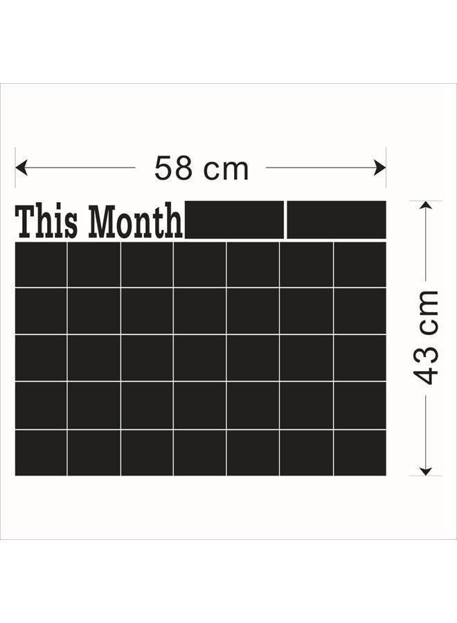 ملصق حائط سبورة أسود 43x58 سنتيمتر - Image 3