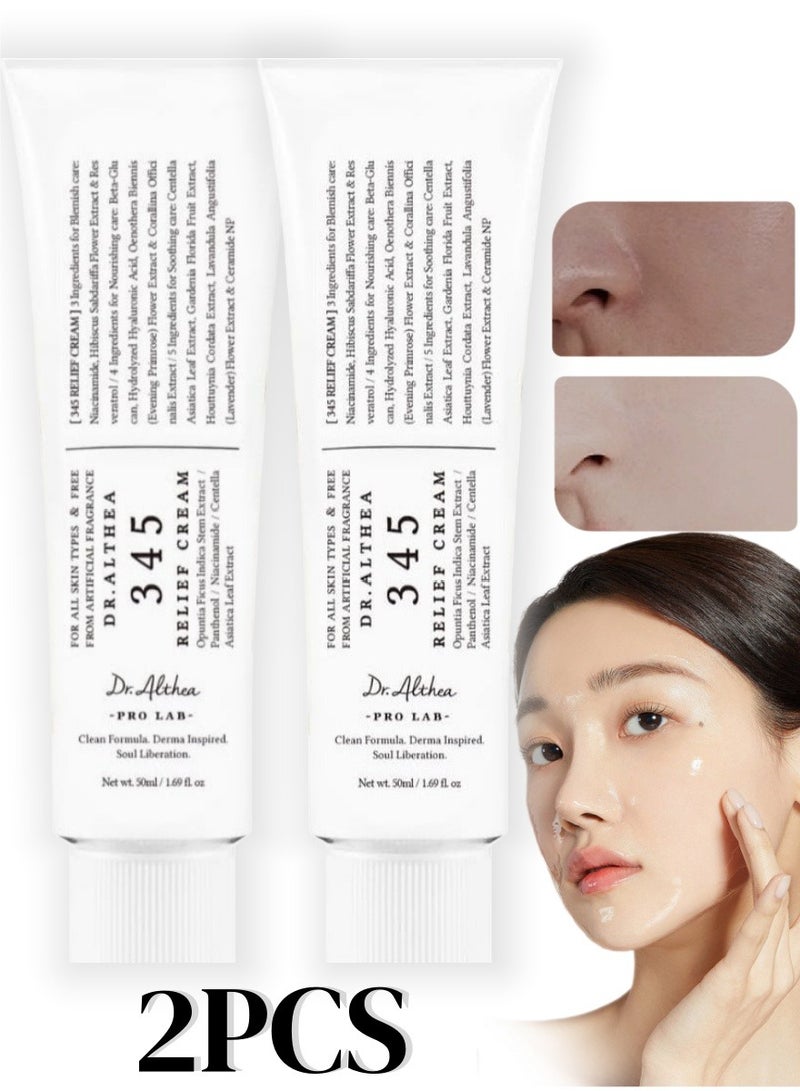 دي آر.ألثيا Dr.Althea 345 Relief Cream - مرطب وجه مهدئ مع نياسيناميد وبانتينول - Image 1