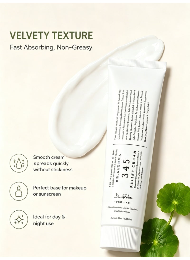 دي آر.ألثيا Dr.Althea 345 Relief Cream - مرطب وجه مهدئ مع نياسيناميد وبانتينول - Image 5